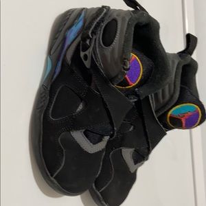 Jordan8 boy’s athletic shoes size 11 C color black